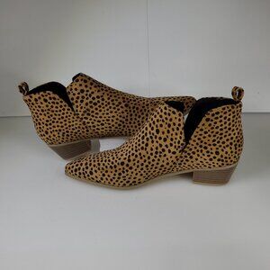 Cheetah Print Booties Women's - Size 11